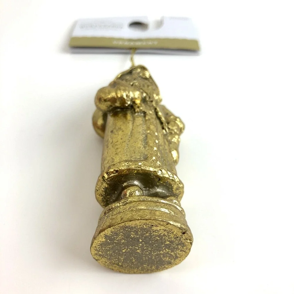 Santa Claus Gold Christmas Tree Ornament Wondershop Target 2018 Father Christmas